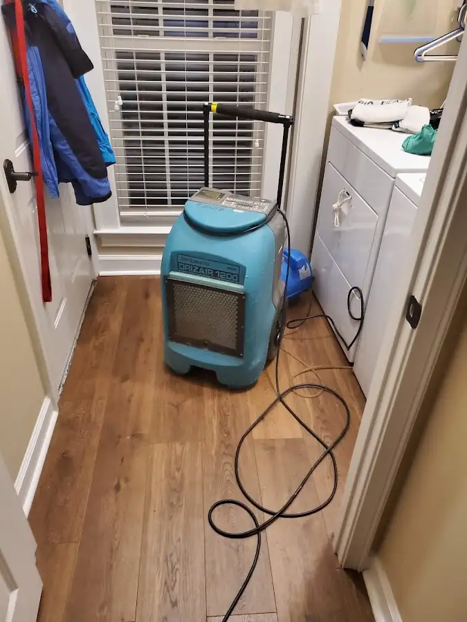 Commercial dehumidifier deployed for Flood Damage Cleanup in Margaret